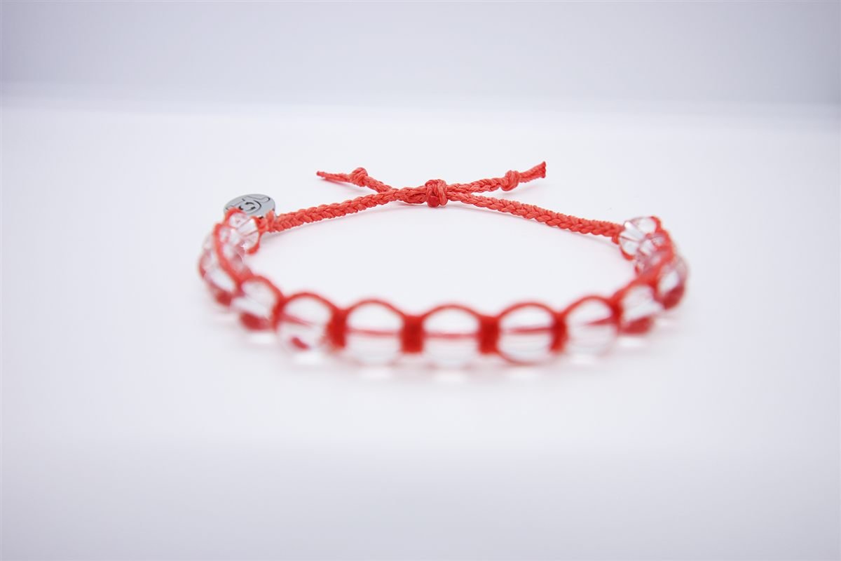 Red Galapagos beaded bracelet